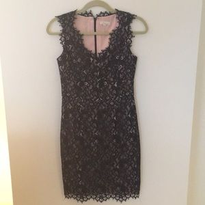 Shoshanna Lace Black Dress